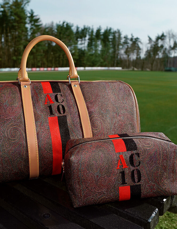 Etro And Ac Milan Official Travel Accessories And Bags Etro