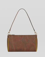 PAISLEY SHOULDER BAG WITH MULTI-COLOUR INSERTS