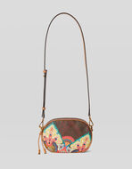 PAISLEY SHOULDER BAG WITH PLACED PRINT