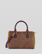 PAISLEY BOWLING BAG WITH MULTI-COLOUR INSERTS