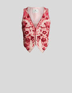 FLORAL EMBROIDERY WAISTCOAT