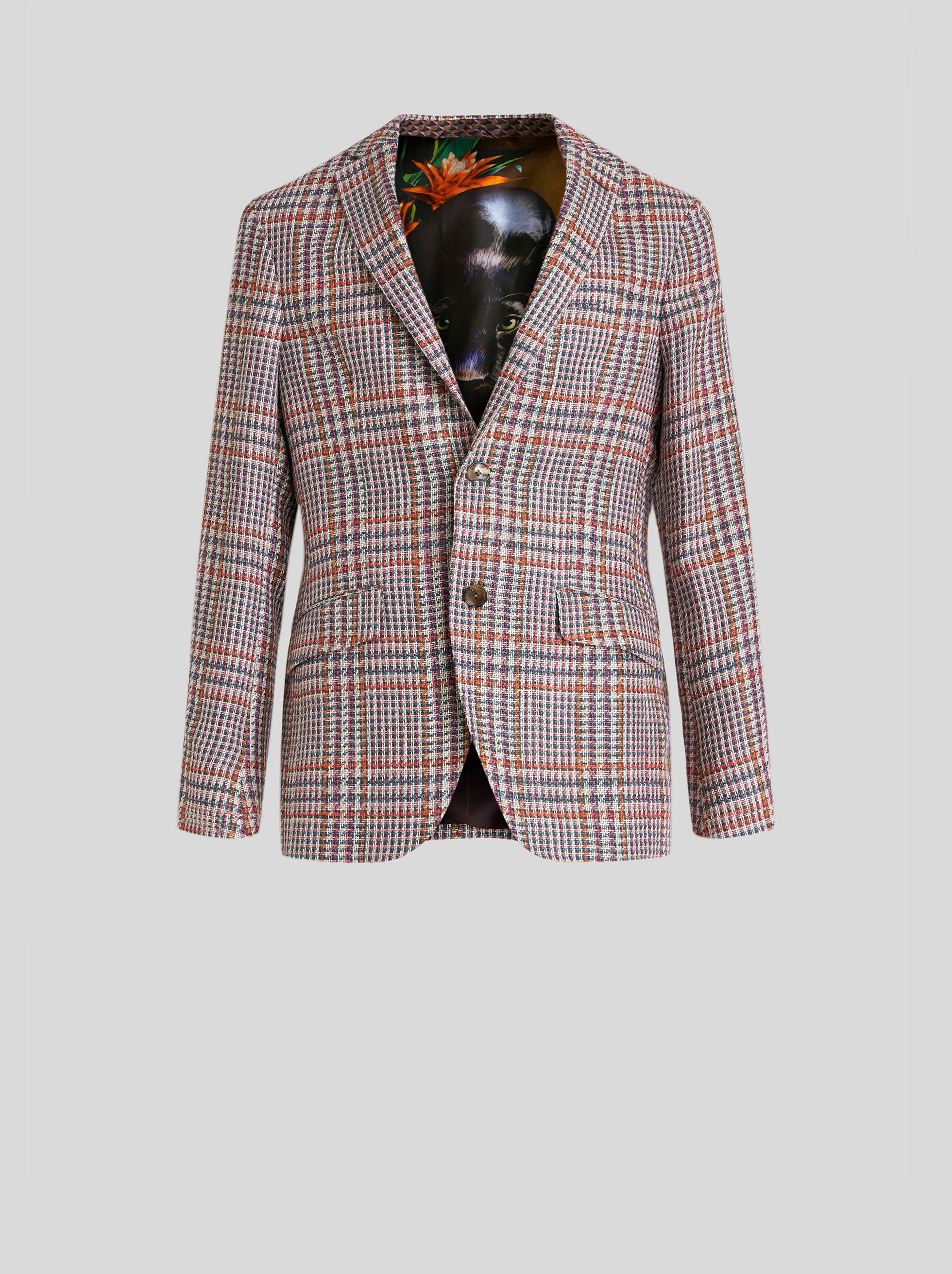 TAILORED PRINCE OF WALES CHECK JACKET