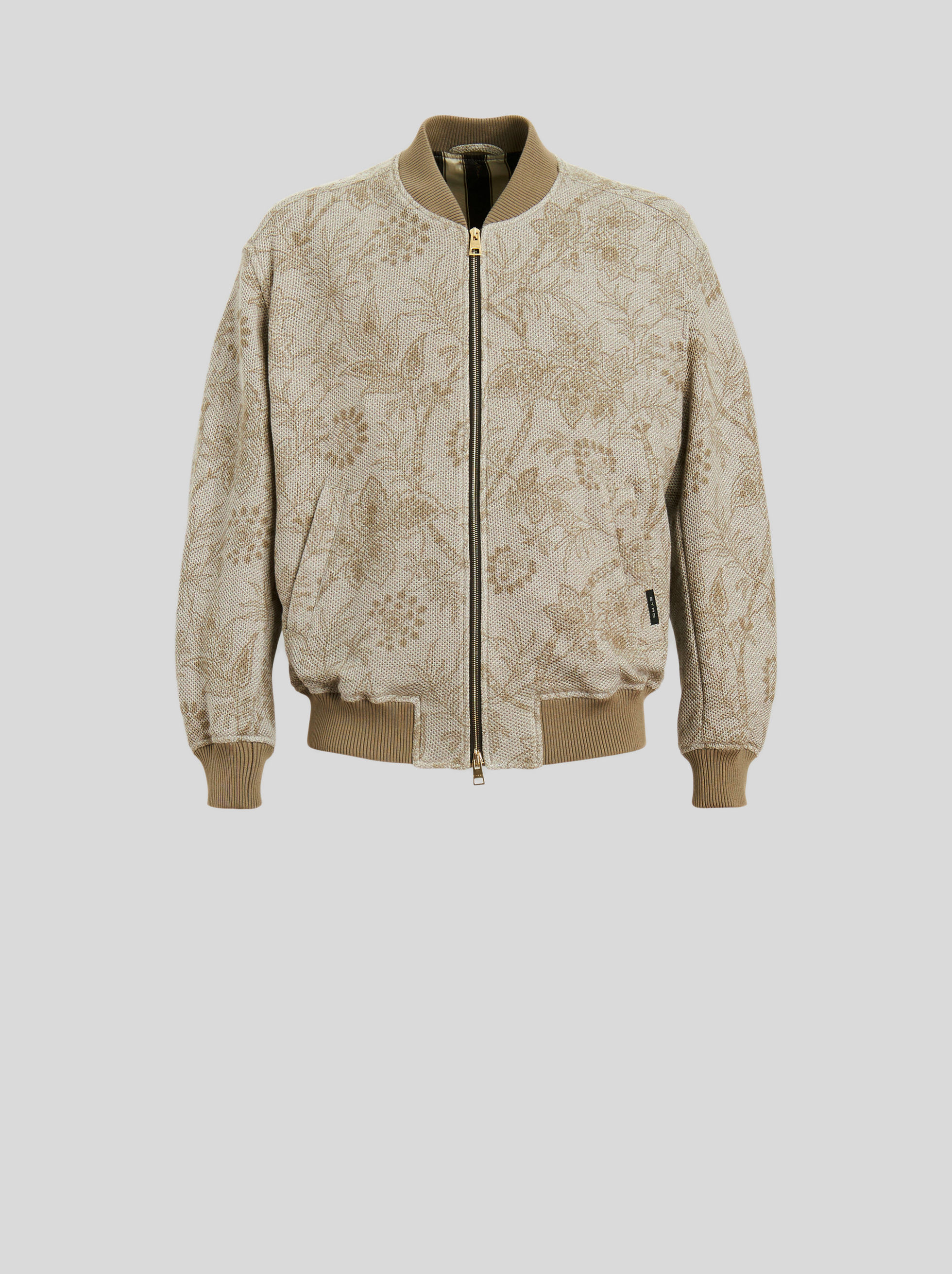 BOMBER CON STAMPA PAISLEY FLOREALE