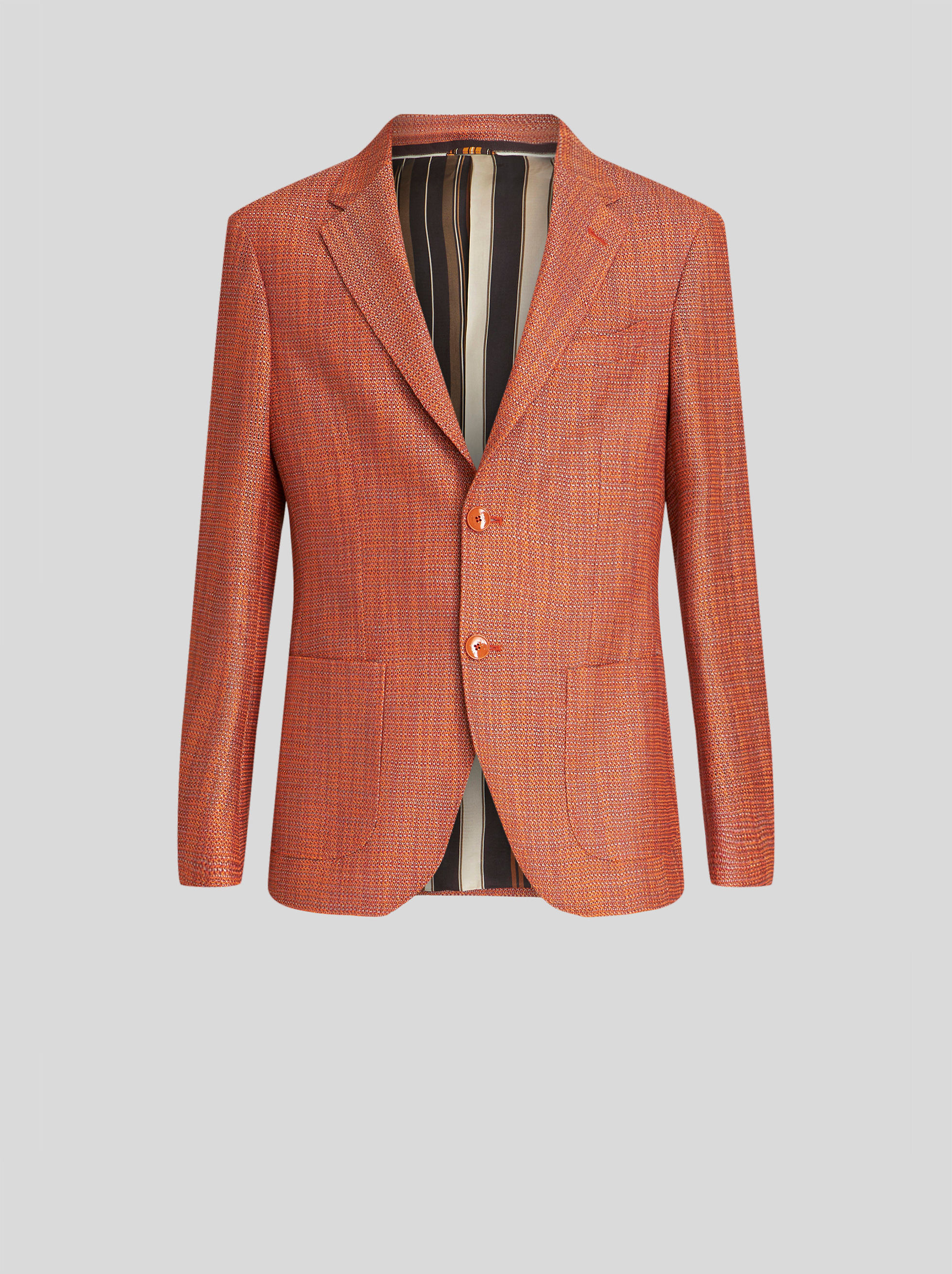 TAILORED WOOL AND SILK JACKET